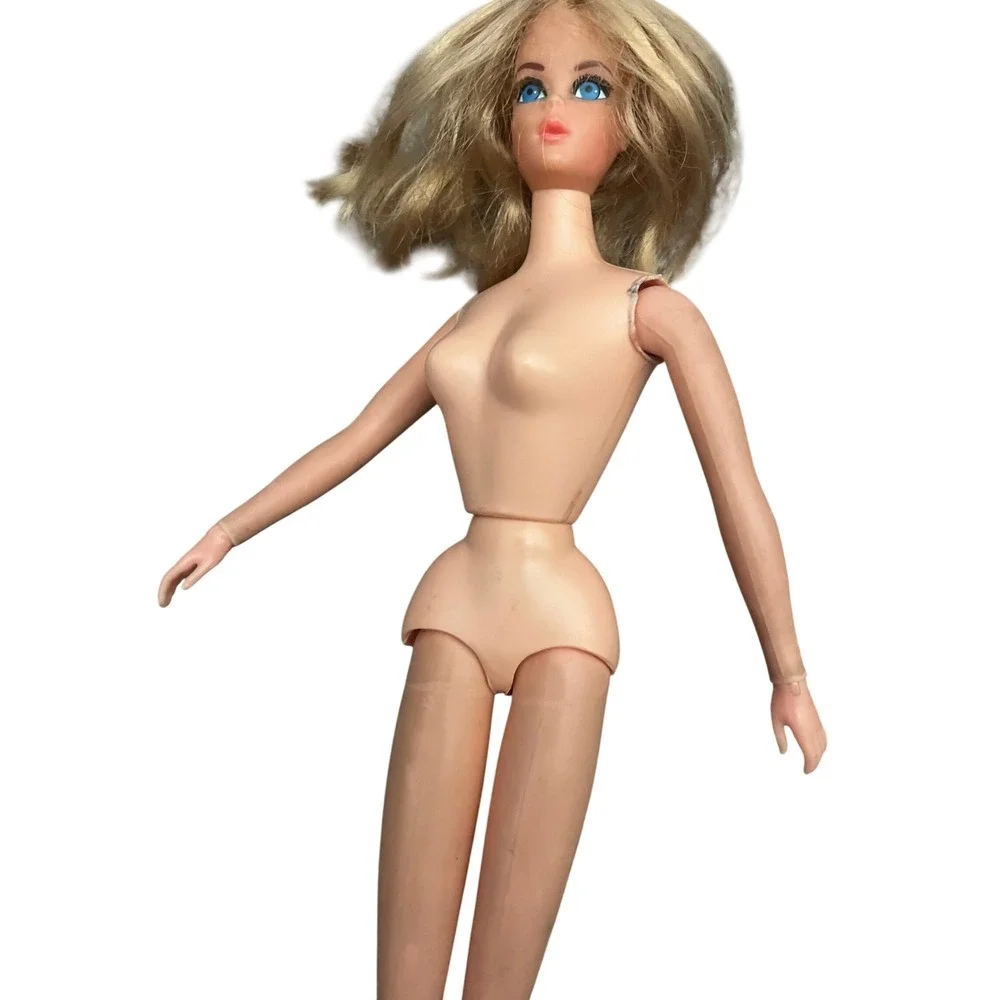 Vintage 1966 Mattel Barbie Live Action Blue Eyes Rooted Lashes Doll